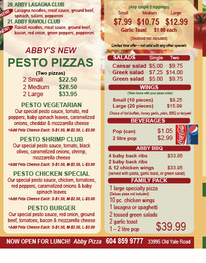 Pizza place ford road menu #7