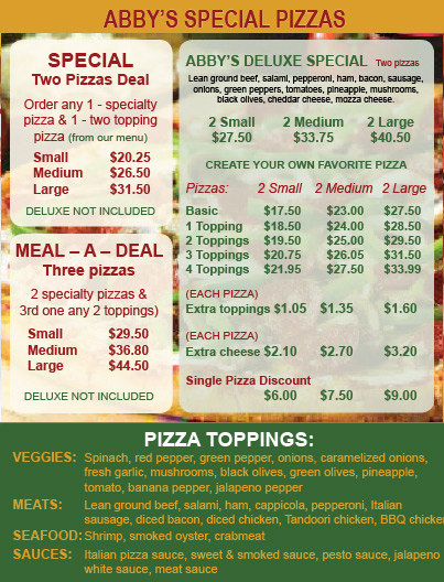 Pizza place ford road menu #6